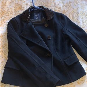 Navy blue American Eagle coat
